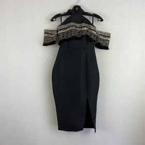 PREM BY PREMONITION Sequin Detail Evening Dress